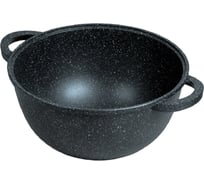 Казан Горница 8л. 300/170 гранит литые ручки без крышки СП5253