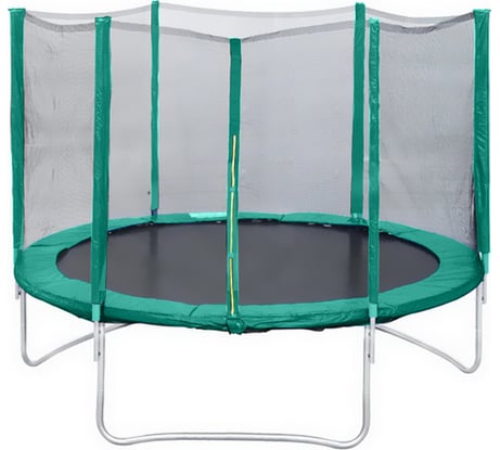 Батут с защитной сеткой КМС Trampoline 14 диаметр 4.3 м СГ000000384