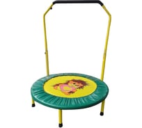 Складной мини-батут КМС 36 с ручкой, диаметр 92 см, зелёный СГ000000549