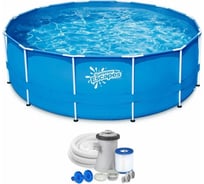 Каркасный бассейн Polygroup 305x107 см, 6300 л, фильтр-насос, 2270 л/ч P20-1042-A