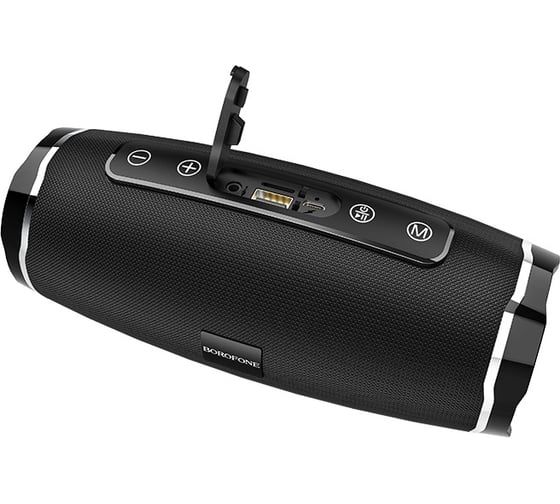 Bluetooth-колонка Borofone br3 bt 5.0, 5 Вт x 2, aux/microsd/usb/fm, черная 0L-00047931