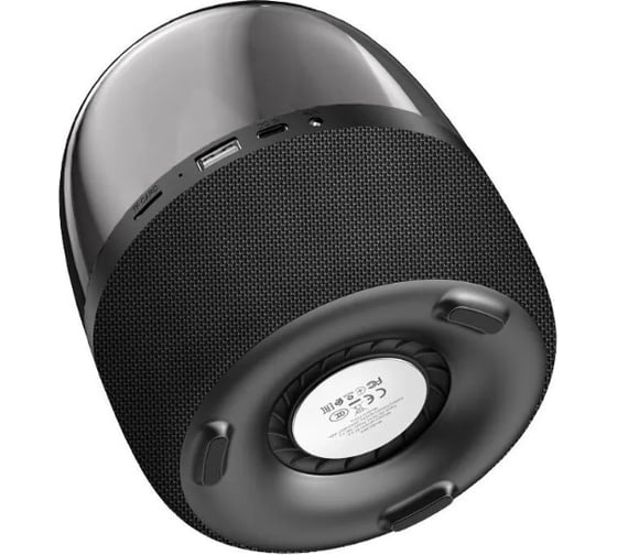 Bluetooth-колонка Borofone bp8 glazed bt 5.0, 2x5 Вт, aux/microsd/led, черный 0L-00057171