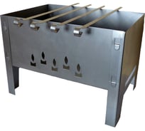 Мангал "восток" с 4 угловыми шампурами Grillkoff 31