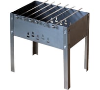 Мангал "тайга" с 6 угловыми шампурами Grillkoff 25