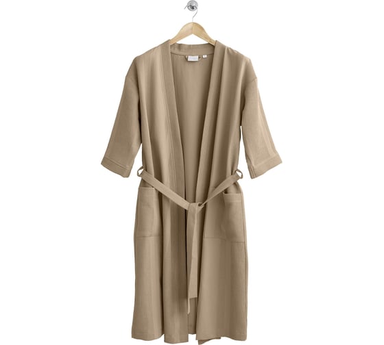 Вафельный халат Verossa унисекс, XL, капучино 784596
