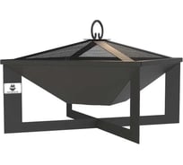 Костровой очаг FIRE-HOUSE plaza 62 см с крышкой-искрогасителем KO1-620plaza