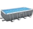 Каркасный бассейн Bestway Power Steel 549x274x132см, 16477л, с песочным фильтр-насосом 5678/ч, лестница, тент 5619Q BW 1