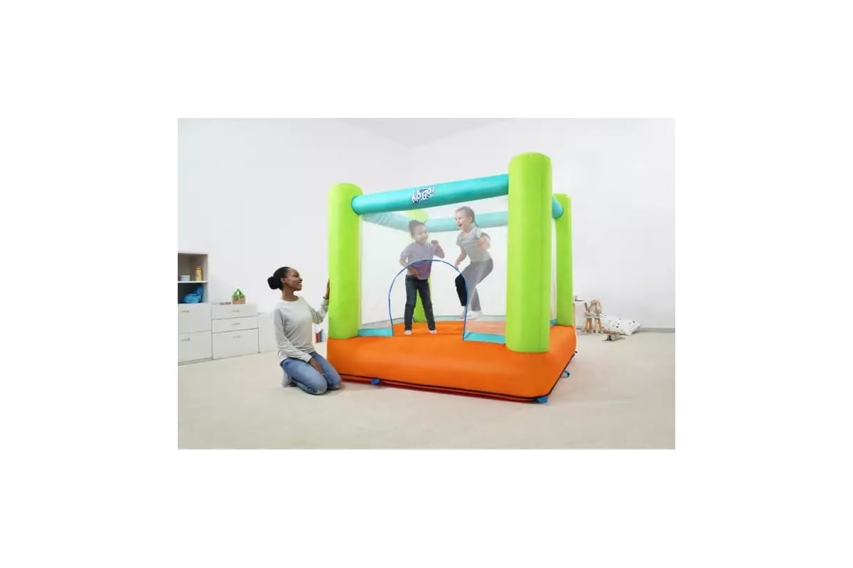 Игровой центр-батут Bestway Bouncer 194x175x170см, от 3 лет, до 113кг 53394  BW - выгодная цена, отзывы, характеристики, фото - купить в Москве и РФ