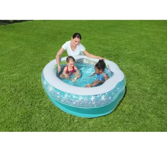 Детский надувной бассейн Bestway Блестящая ракушка 150x127x43см, 230л 52489 BW