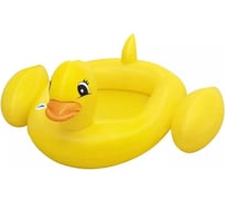 Надувная лодочка Bestway Желтый утенок 102x99см, от 3 лет, встроенный динамик со звуком 34151 BW