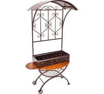 Мангал с крышей Зри в корень ЭЛЕГАНТ 4650243066149