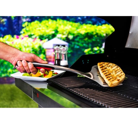 Лопатка для гриля широкая XL стальная CHAR BROIL 1766317R06