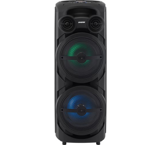 Минисистема DIGMA MS-11 черный 100 Вт/FM/USB/BT/SD/MMC 1473877