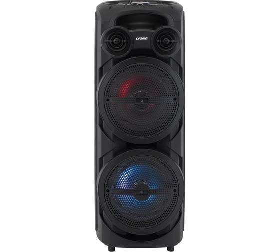 Минисистема DIGMA MS-11 черный 100 Вт/FM/USB/BT/SD/MMC 1473877