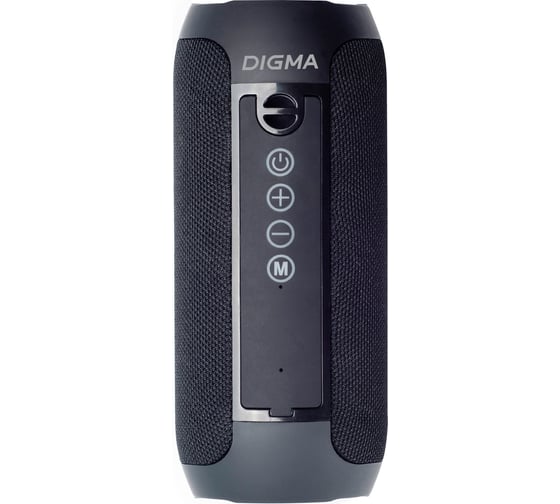Портативная колонка DIGMA D-PS1510 черный 10W 2.0 BT 10 м 1200 mAh 1871634
