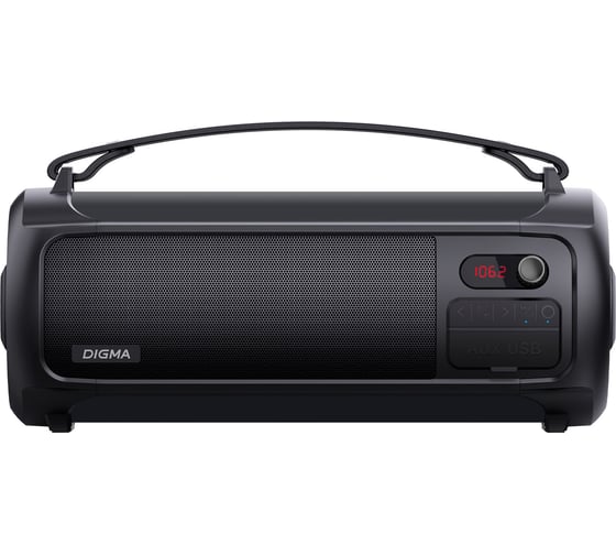 Портативная колонка DIGMA D-PS1523 черный 25W 2.0 BT 10 м 1800 mAh SP1523B 1864798