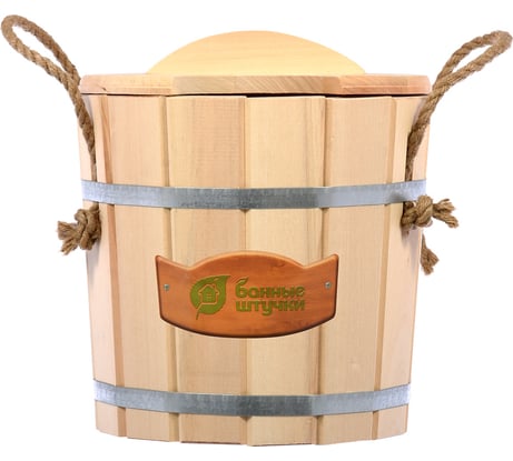 Запарник с крышкой Банные штучки 8 л, липа 3605
