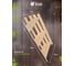 Трехъярусная угловая полка Банные штучки 78х25х16 см, липа 03325 3