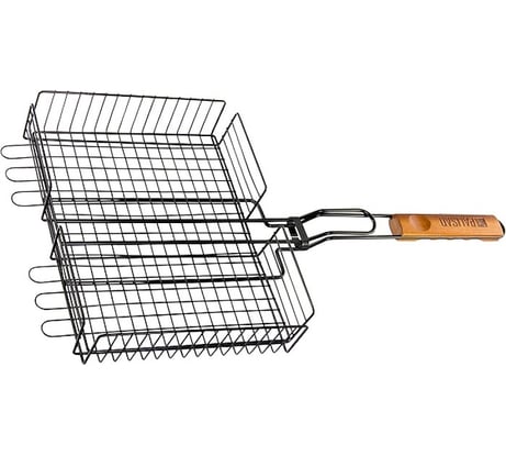 Решетка-гриль PALISAD Camping 250x310x65мм, объемная, антипригарное покрытие 69552