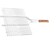 Решетка-гриль PALISAD Camping 300x400мм, хромированная 69558