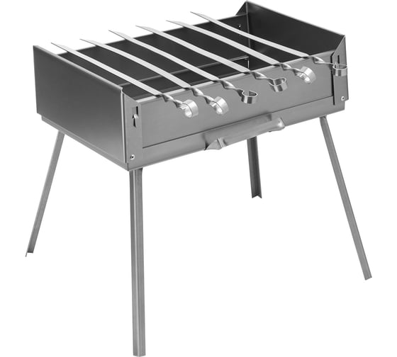 Мангал-дипломат PALISAD 410x280x125 мм, 1.5 мм, 6 шампуров, сумка 69538