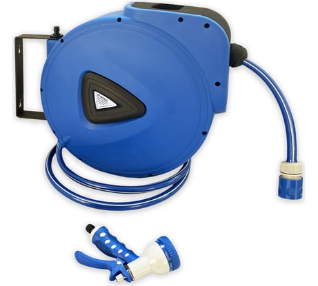 Инерционная автоматическая катушка HAITEC со шлангом, 20 м HT-WSA20