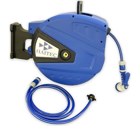 Инерционная автоматическая катушка HAITEC со шлангом 40 м HT-WSA40
