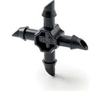 Крестовое соединение 90° для капельного шланга 4x6 мм, 10 шт на блистере GF 6284