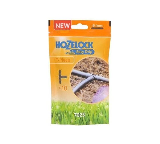 Тройник Hozelock 7025 автоматический полив, 4 мм, 10 шт. 70253600