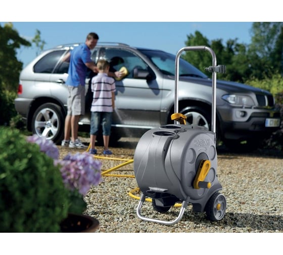 Тележка Hozelock 2416 Plus с закрытым корпусом 1/2", 30 м 2416R3600