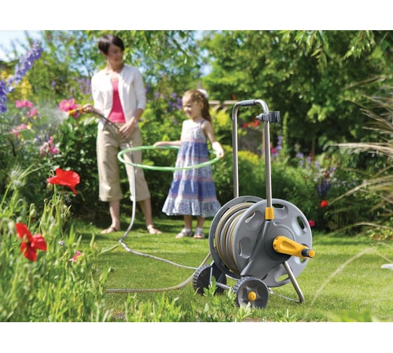 Тележка Hozelock 2434 Plus со шлангом 1/2", 30 м 2434R3600