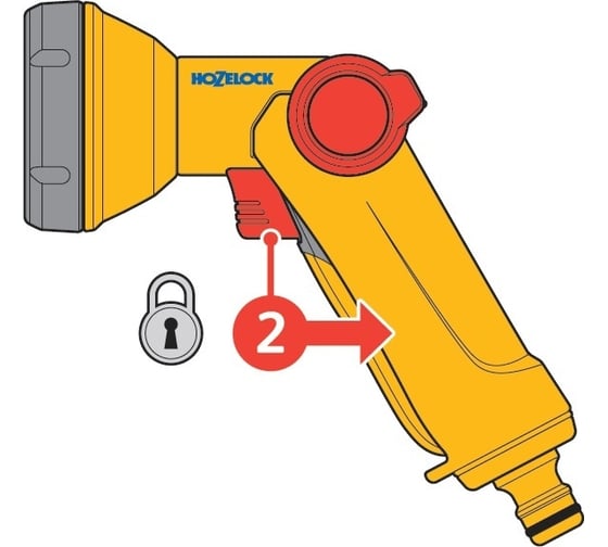 Пистолет-распылитель для полива Hozelock 2672 Rose Spray 1 режим 2672 3600