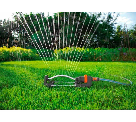 Комплект: осциллирующий дождеватель Aqua S, таймер подачи воды Gardena 18701-34.000.00