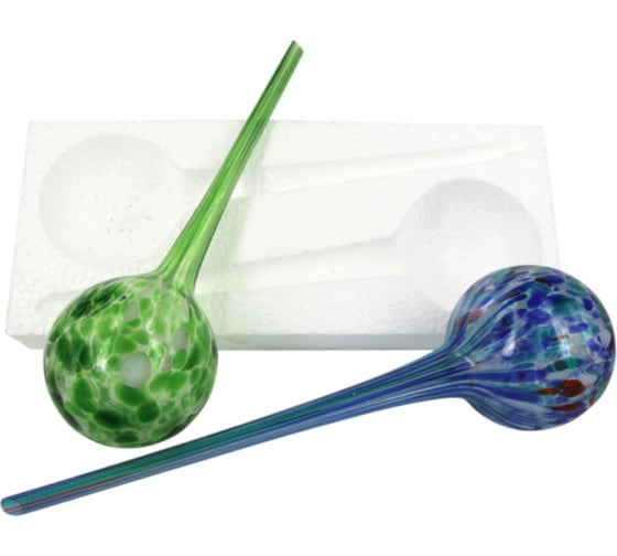 Колба для автополива MasterProf большая Aqua Globes 8.5 x 30 см, 2 шт. HS.110024