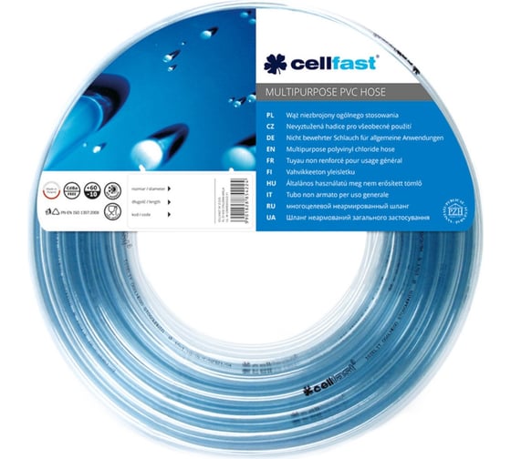 Многоцелевой неармированный шланг Cellfast 25,0x3,0 мм 25 м 20-669