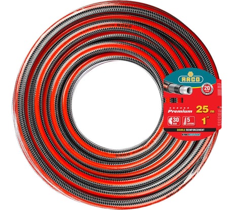 Поливочный пятислойный армированный шланг Raco PREMIUM 30атм, 1х25 м 40300-1-25_z01