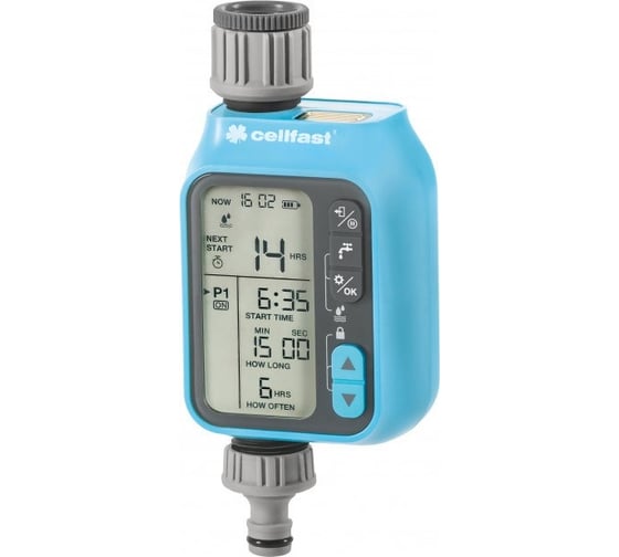 Электронный таймер подачи воды Cellfast CHRONOS IDEAL 52-097 1