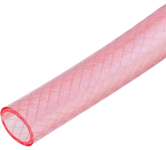 Эластичный шланг PALISAD 3/4", 50 м, прозрачный, розовый 67676
