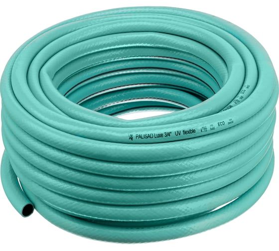 Поливочный 4-слойный шланг PALISAD LUXE 3/4", 25 м, мята 67665