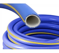 Поливочный шланг Zolder AQUA FORCE 3-слойный, армированный, морозостойкий, синий с желтой полосой 3/4 (25 м) ЭК000143363