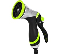 Пистолет-распылитель DELI поливочный (10 режимов распыления, фиксатор курка, алюминиевый корпус, прорезиненная рукоять) DL8764 133715