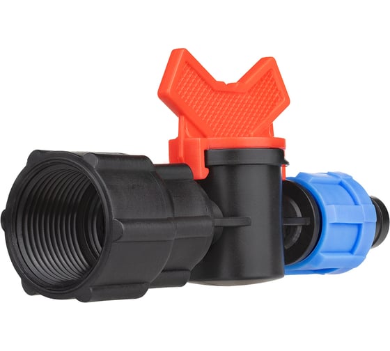 Кран переходной MasterProf для ленты 16 мм на резьбу 3/4", 2 шт ДС.071900.2