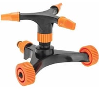 Дождеватель для полива ЧЕТЫРЕ СЕЗОНА на колесах, круговой, регулируемый 62-0295