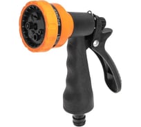 Пистолет-распылитель ЧЕТЫРЕ СЕЗОНА с резиновой ручкой, 7 режимов 62-0282