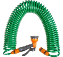 Шланг витой 15м + поливочный набор STARTUL GARDEN ST6012-09