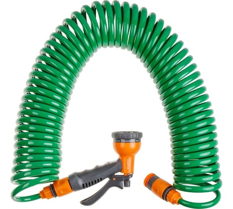 Шланг витой 15м + поливочный набор STARTUL GARDEN ST6012-09