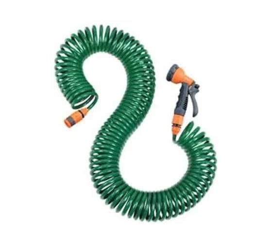 Шланг витой 15м + поливочный набор STARTUL GARDEN ST6012-09