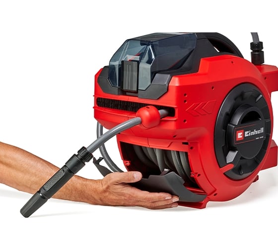 Катушка для садового шланга Einhell PXC GE-HR 18/30, 18В, дл.шланга до 30 м,со шлангом в комплекте, без АКК и ЗУ 4173770