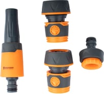 Набор для полива Grassman 3/4" ПИСТОЛЕТ 2 РЕЖИМА, 4 предмета YM5816F (1/24) 014211