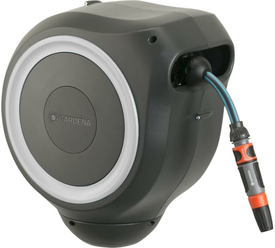 Настенная автоматическая катушка со шлангом Gardena RollUp S 18602-20.000.00